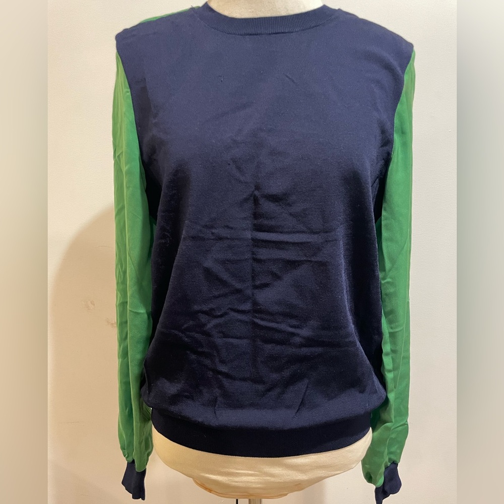 3.1 Phillip Lim for Target Colorblock Long Sleeve Mixed Media Top (Women’s M)